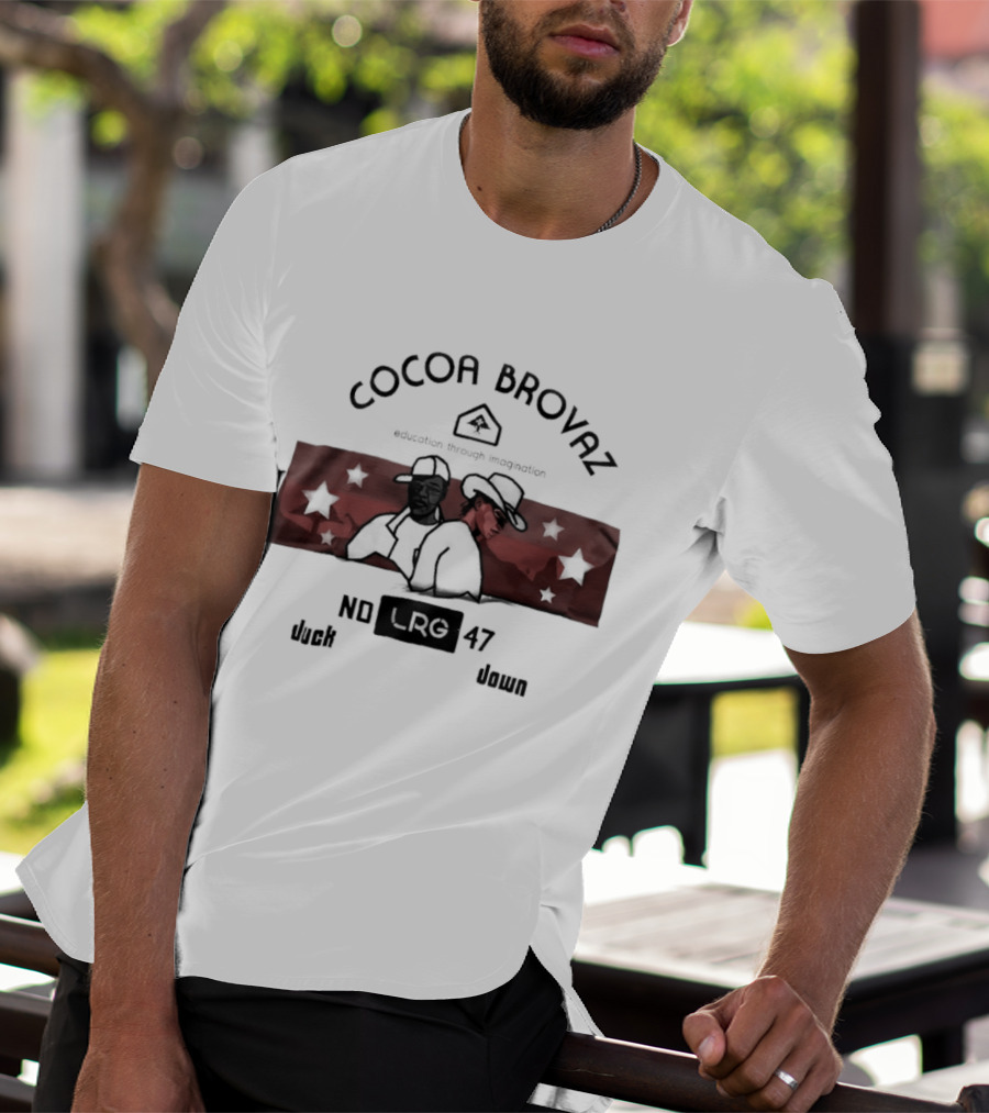Cocoa Brovaz Duck Down LRG No 47 Urban Streetwear T-Shirt
