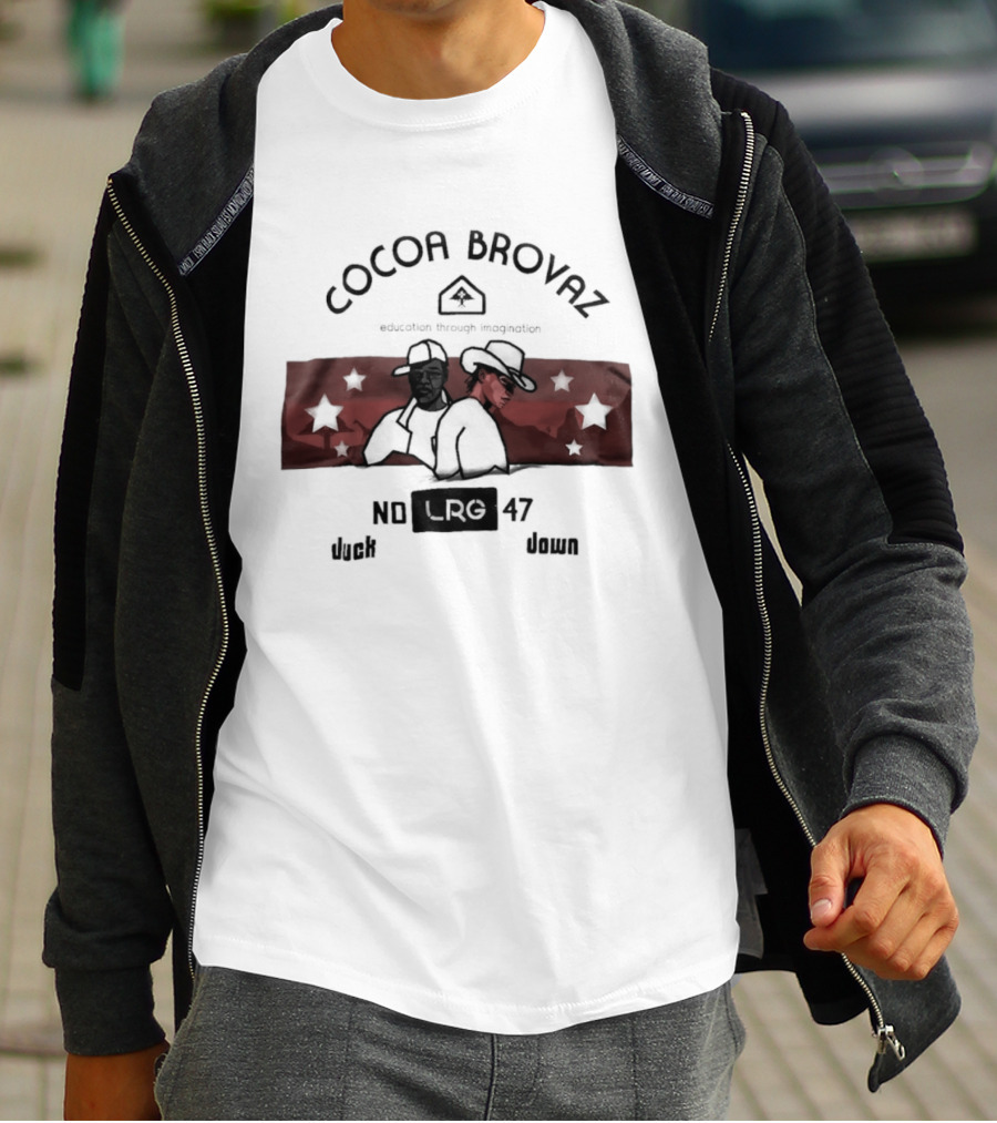 Cocoa Brovaz Duck Down LRG No 47 Urban Streetwear T-Shirt