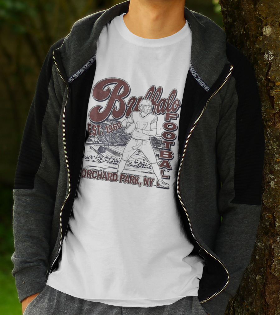 Buffalo Football Est 1960 Josh Allen Orchard Park NY T-Shirt