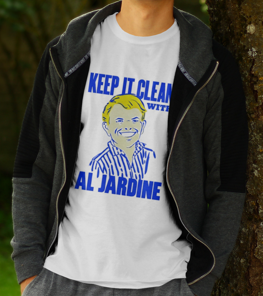 Keep It Clean With Al Jardine Blue Yellow T-Shirt