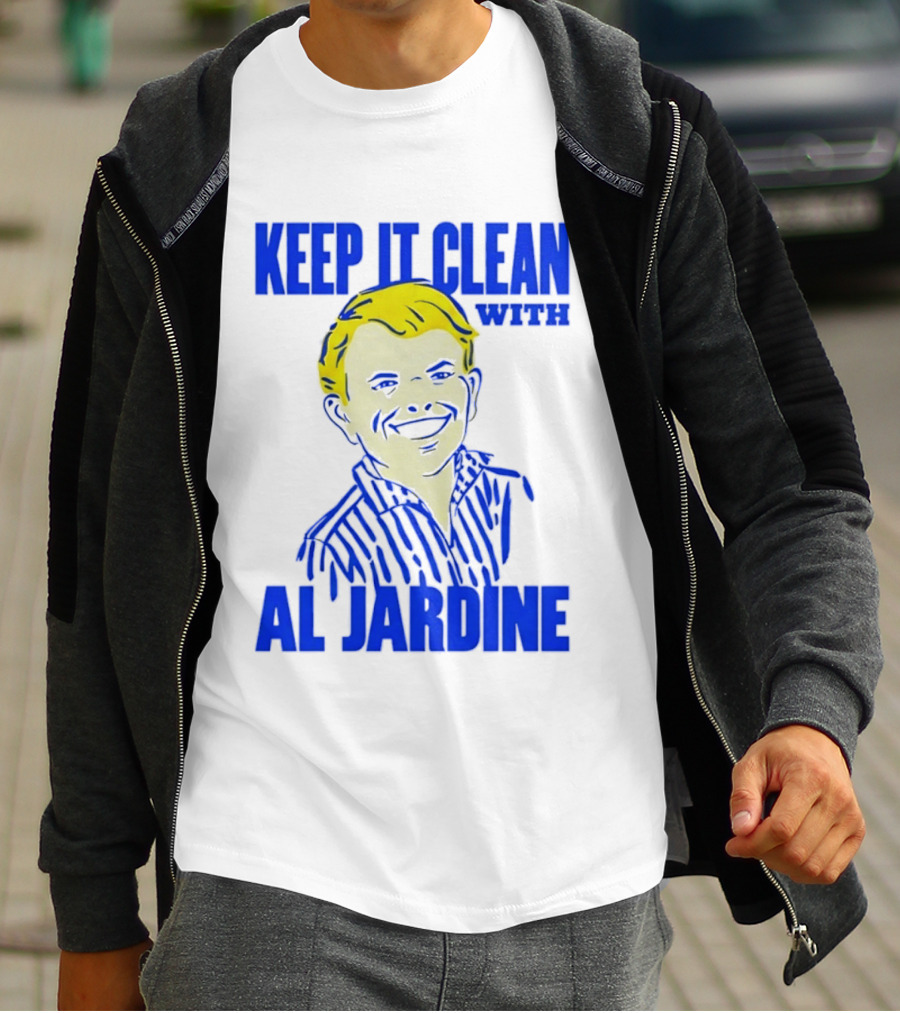Keep It Clean With Al Jardine Blue Yellow T-Shirt