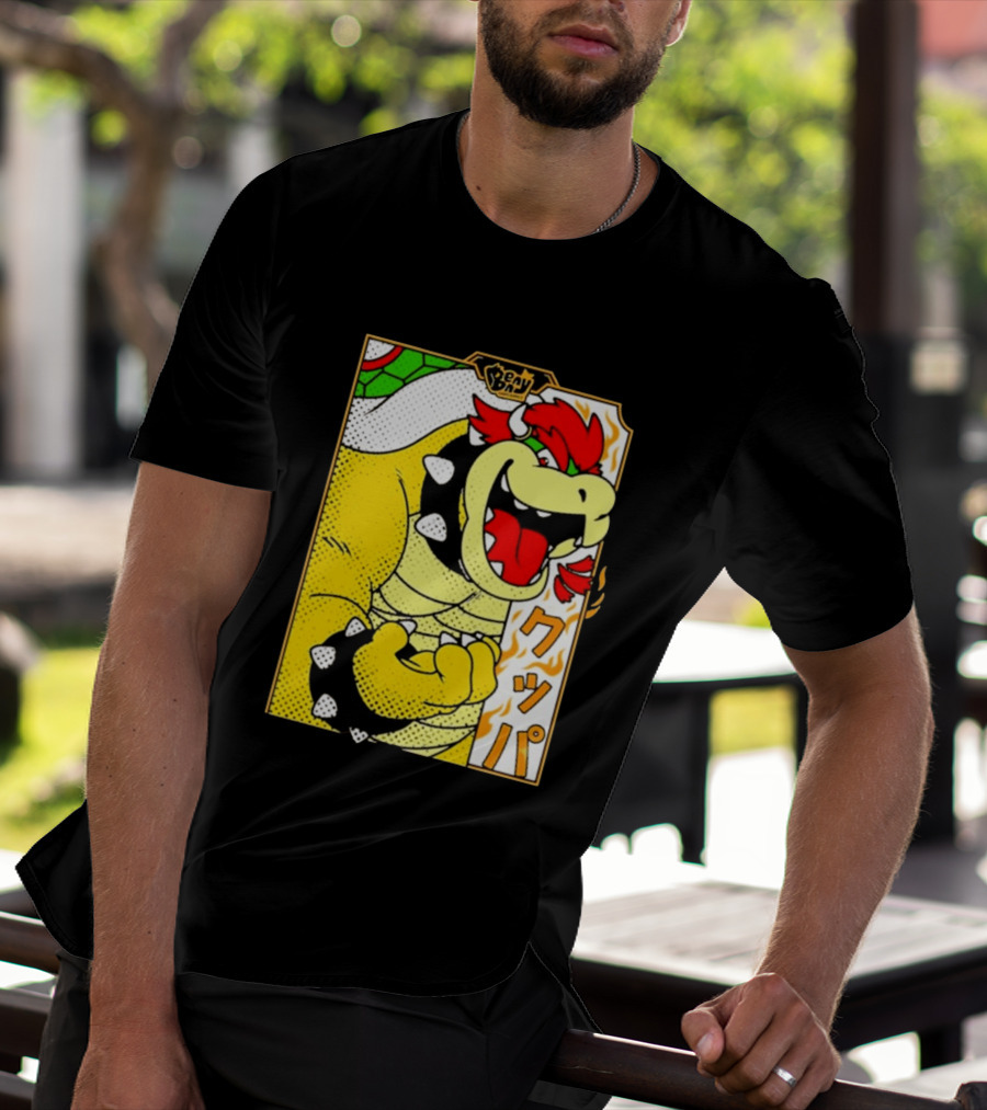 Bowser Japanese Pop Art Comic Style T-Shirt