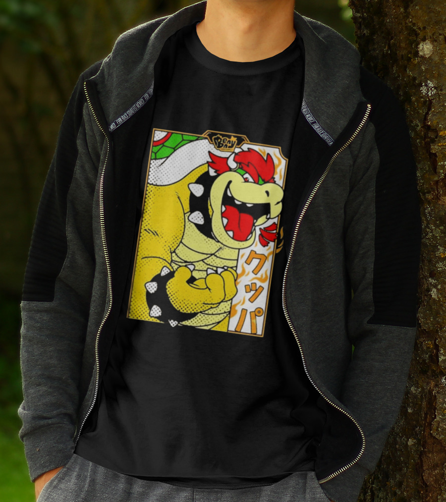 Bowser Japanese Pop Art Comic Style T-Shirt