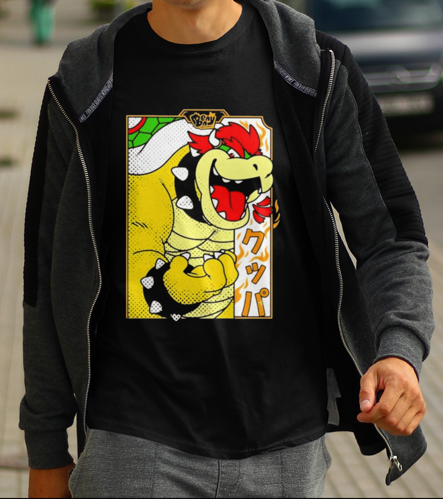 Bowser Japanese Pop Art Comic Style T-Shirt