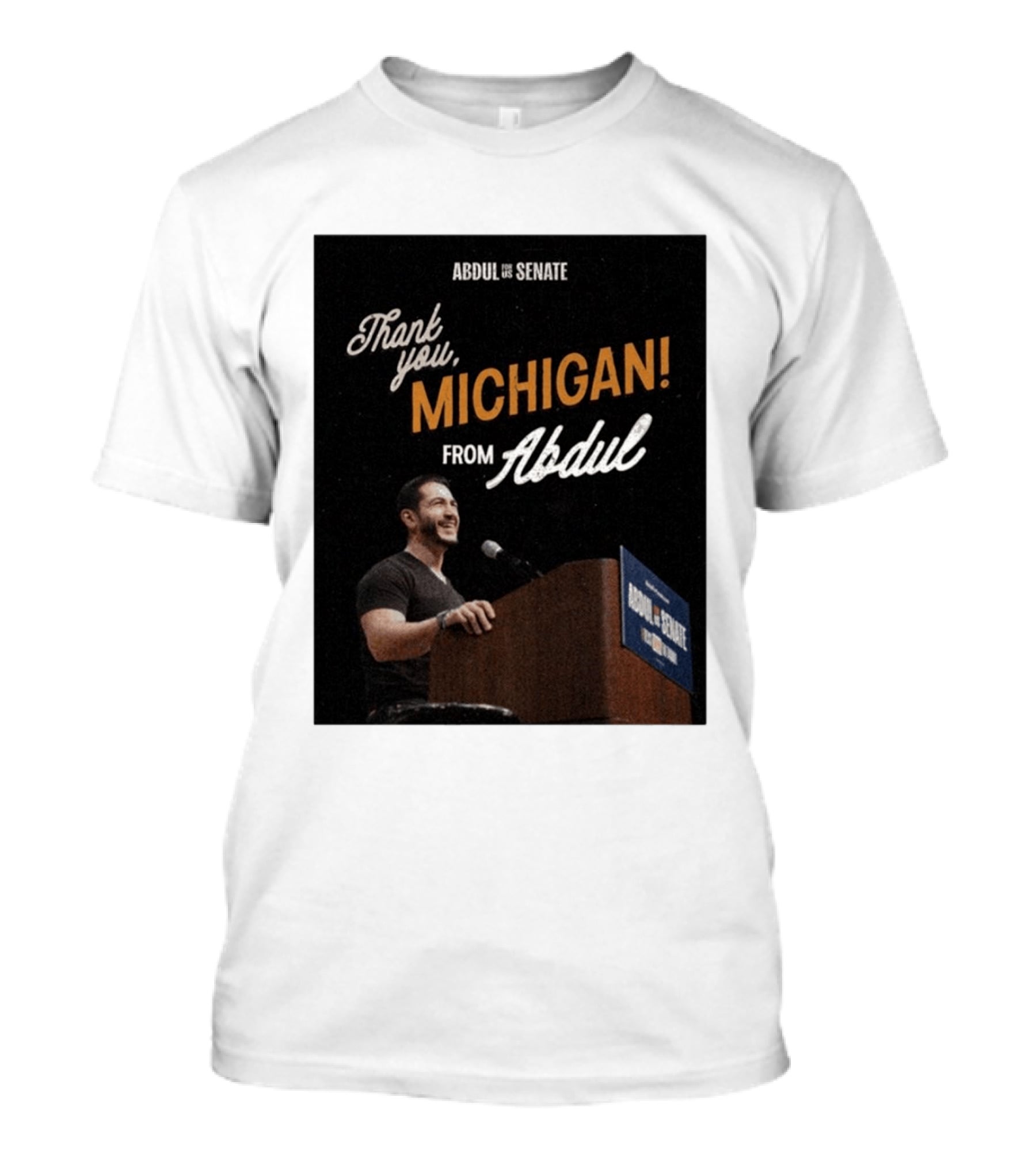 Thank You Michigan Abdul For US Senate T-Shirt