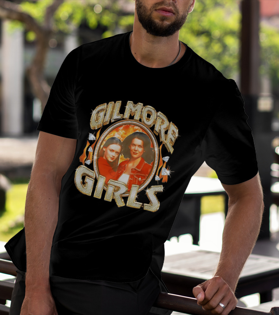 Gilmore Girls Flame Diamond 90s Bootleg T-Shirt