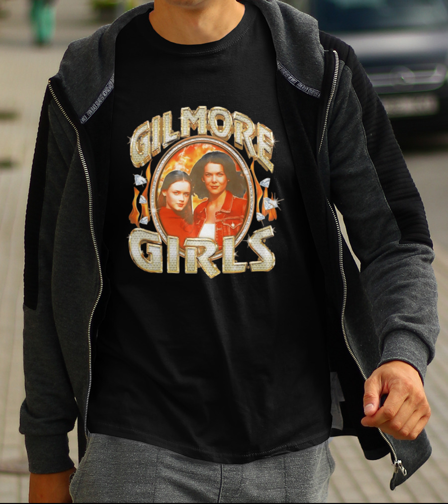 Gilmore Girls Flame Diamond 90s Bootleg T-Shirt