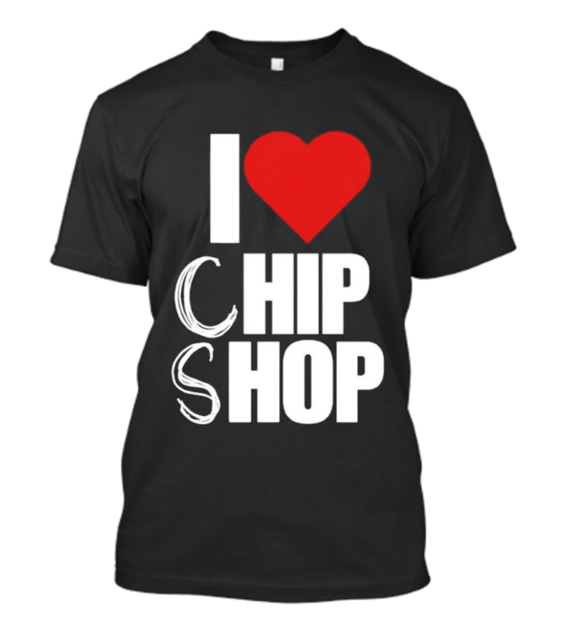 I Love Heart Chip Shop T-Shirt