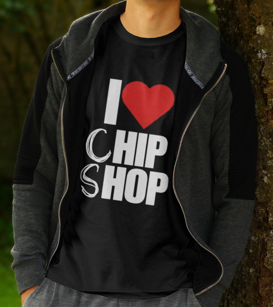 I Love Heart Chip Shop T-Shirt
