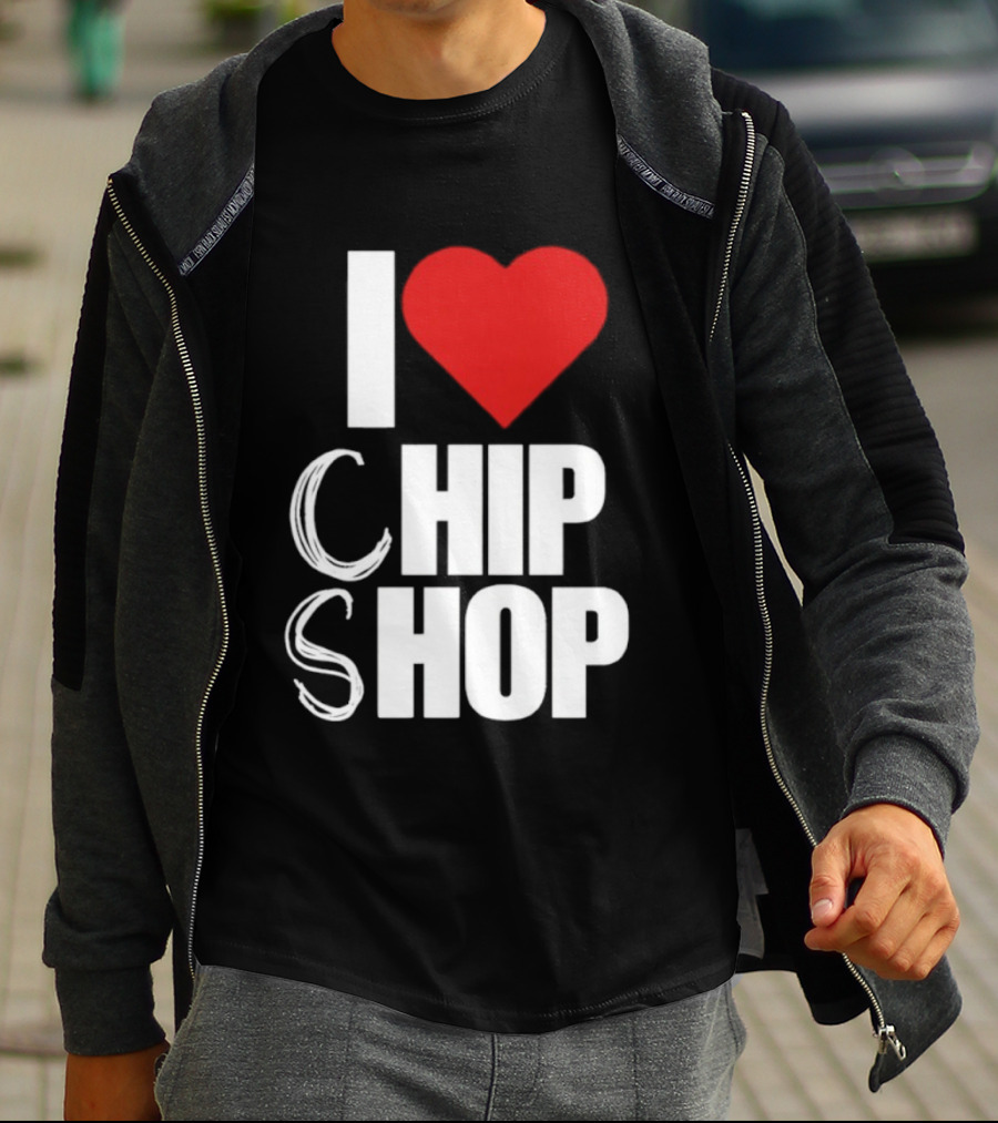 I Love Heart Chip Shop T-Shirt