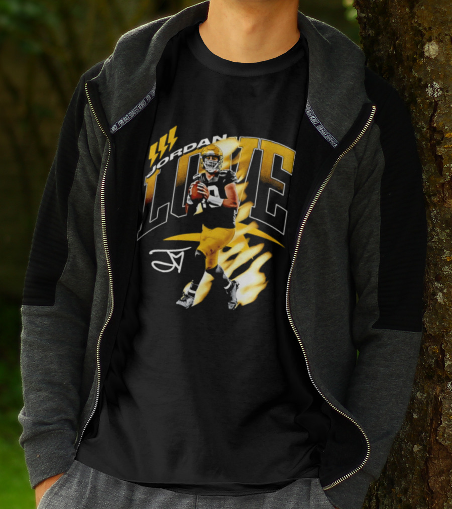 Jordan Love Green Bay Packers 10 Football Star Player Number 10 T-Shirt