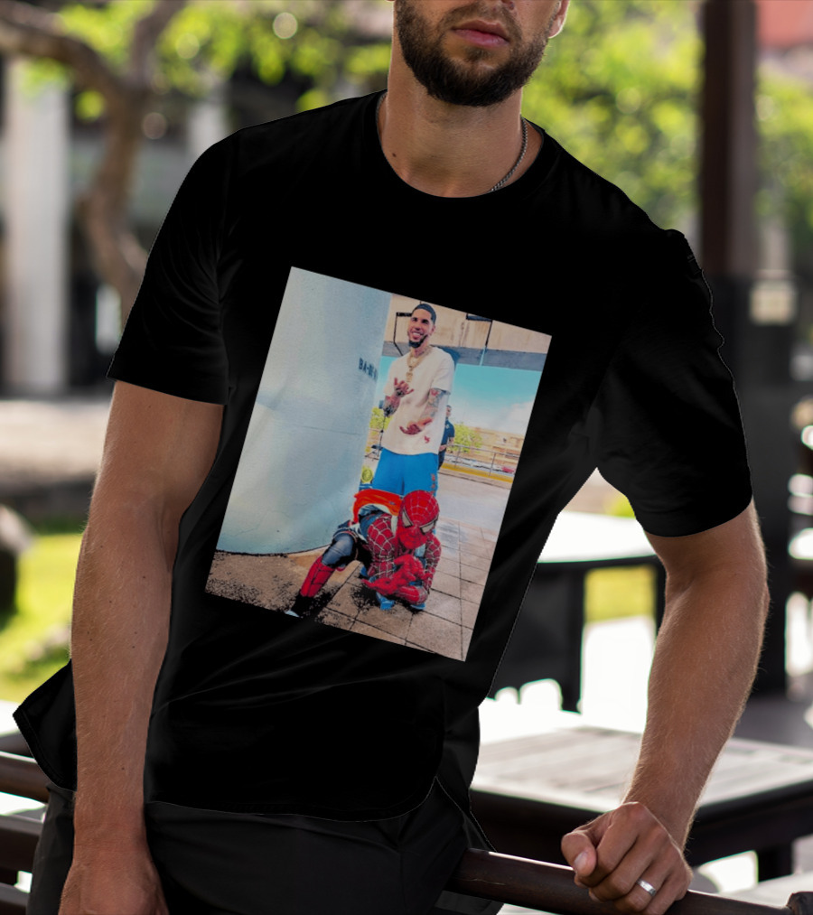 BA MO LaMelo Ball Spider Man T-Shirt