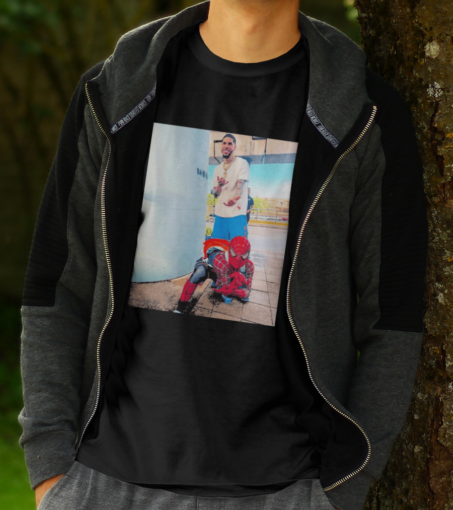 BA MO LaMelo Ball Spider Man T-Shirt