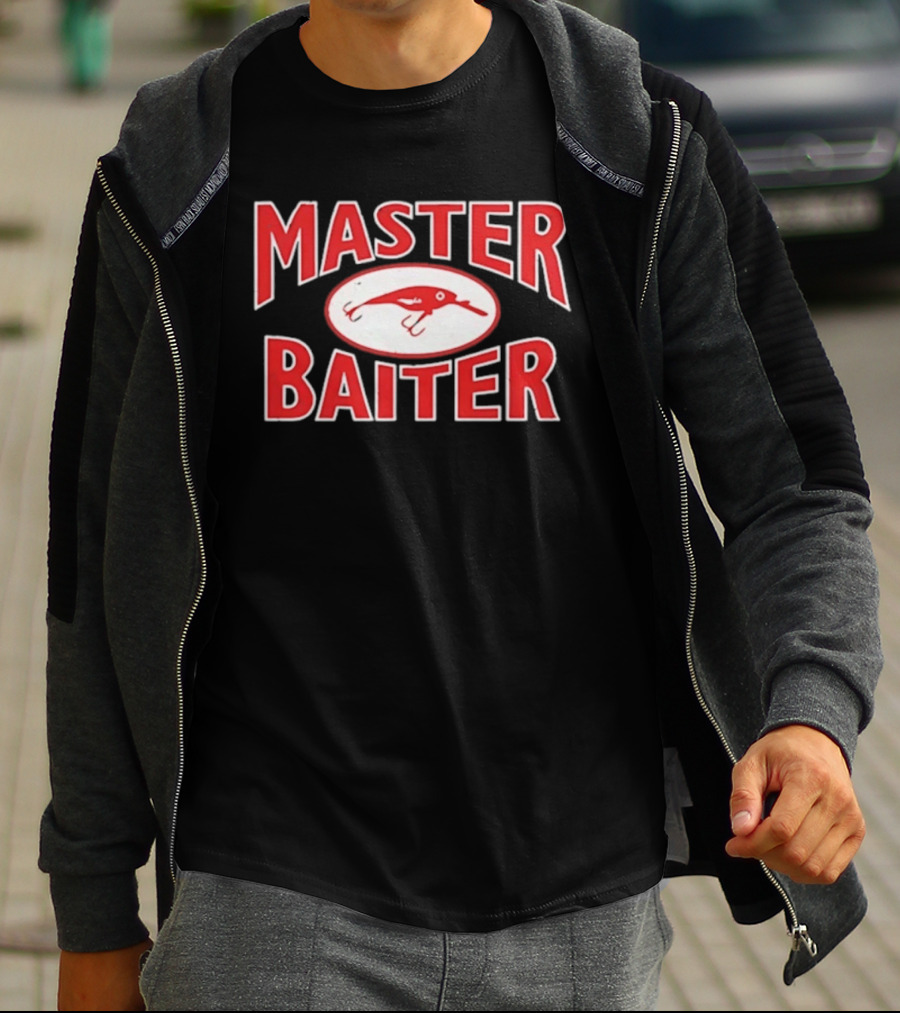 Master Baiter Fishing Lure Nostalgic Humor Décor T-Shirt