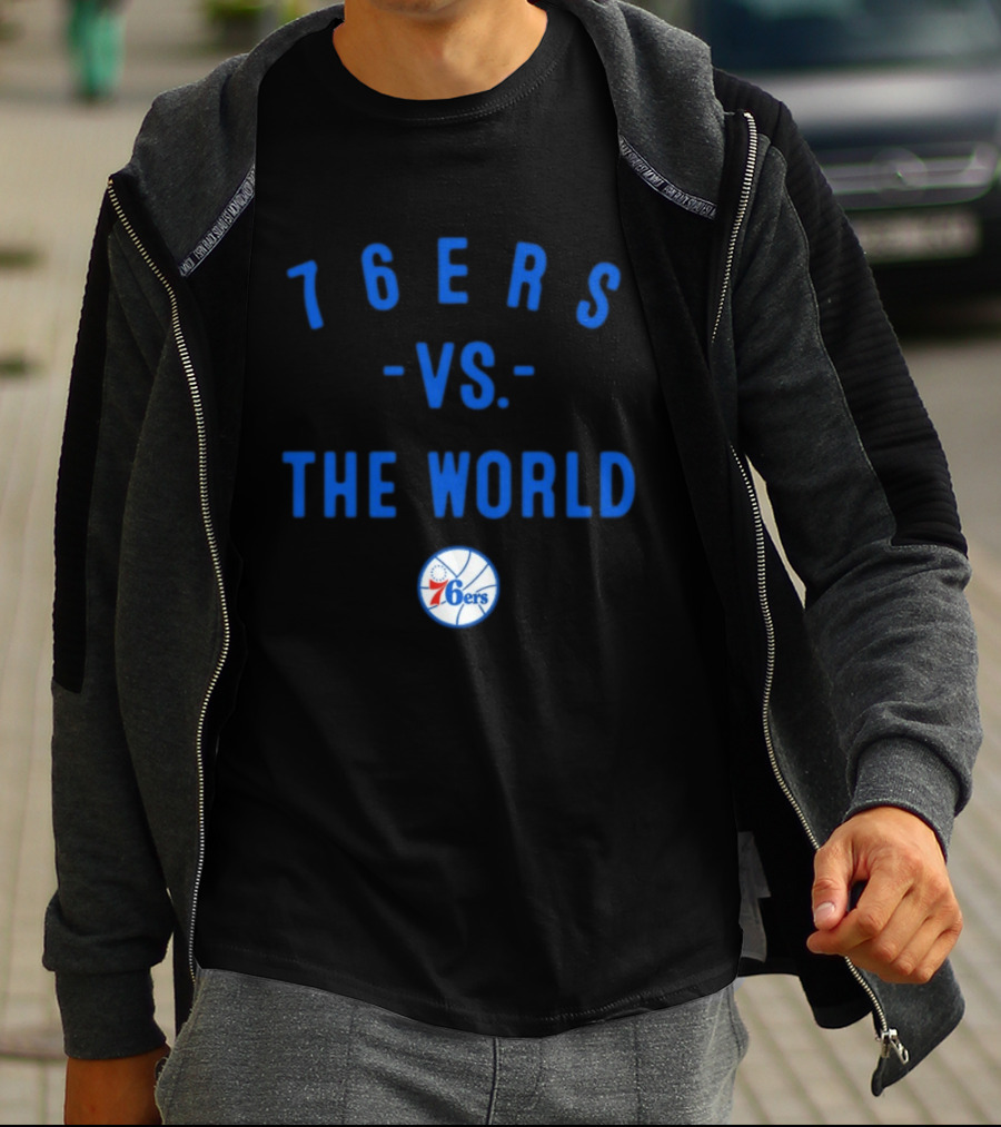 Philadelphia 76ers Vs The World NBA 2026 Basketball Team Spirit T-Shirt