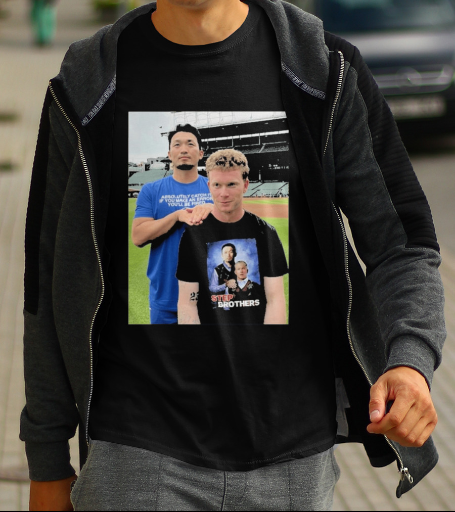 Seiya Suzuki Pete Crow Armstrong Step Brothers Baseball Humor T-Shirt