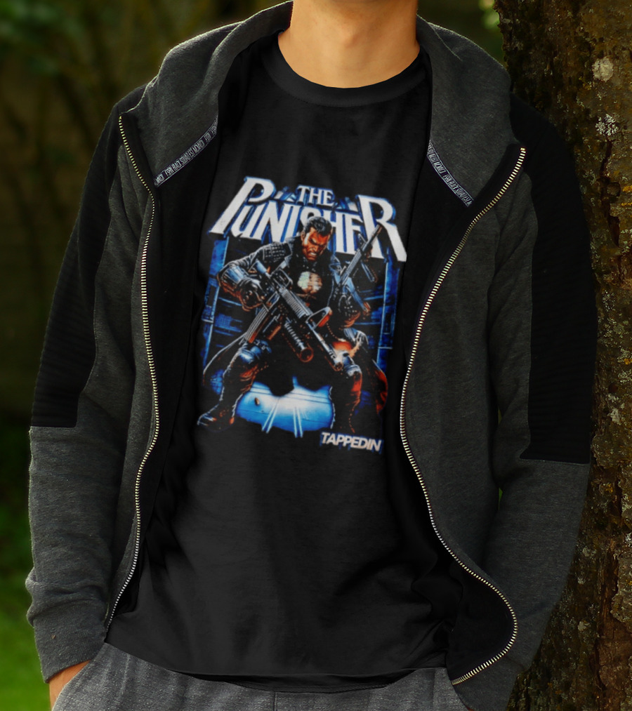 The Punisher Tappedin Marvel Frank Castle Iconic Comic T-Shirt