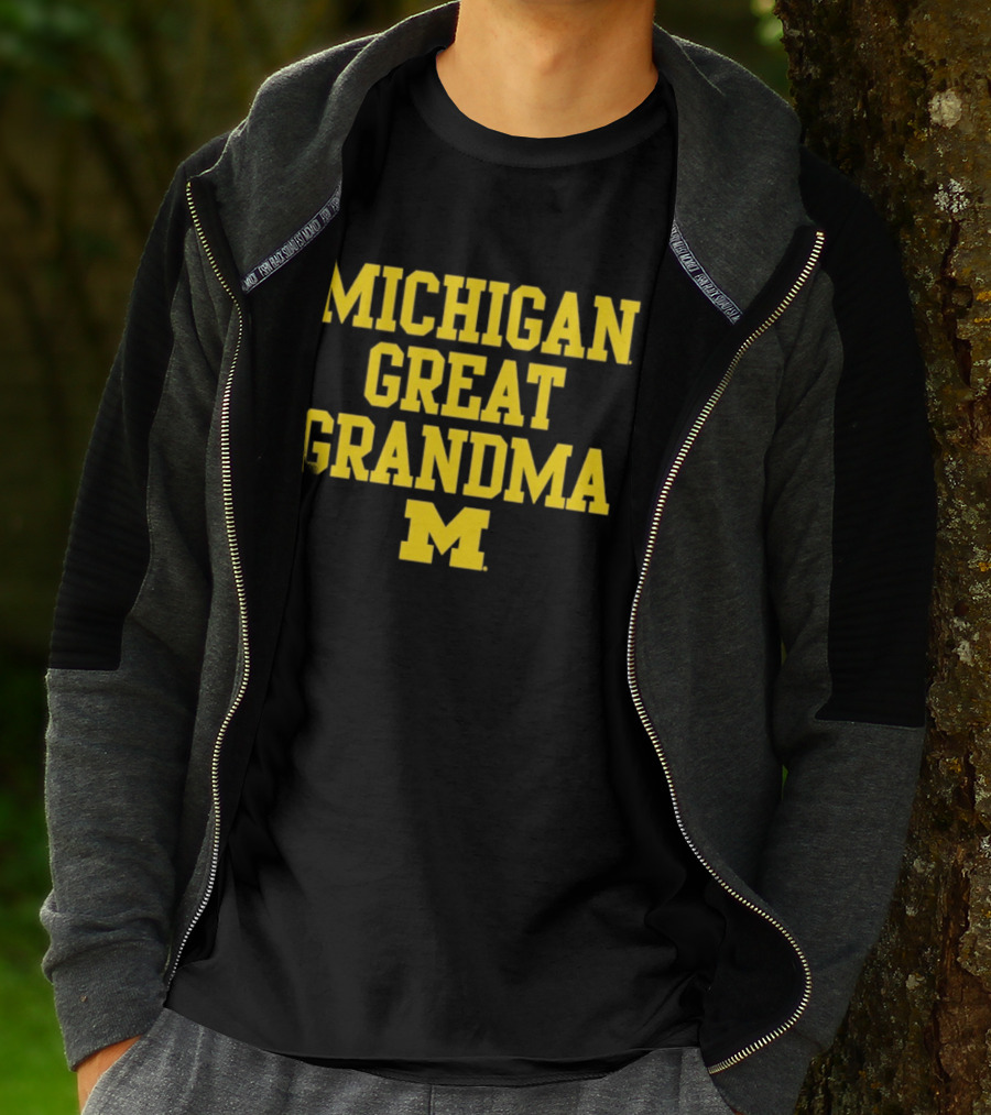 Michigan Wolverines Great Grandma M 2026 NCAA Family Sports Fan Gear T-Shirt