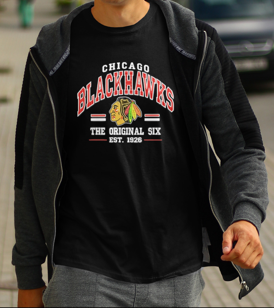 Chicago Blackhawks The Original Six Est 1926 T-Shirt