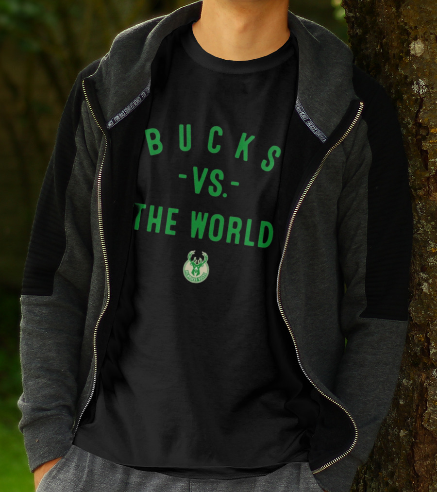 Milwaukee Bucks Vs The World NBA 2026 T-Shirt