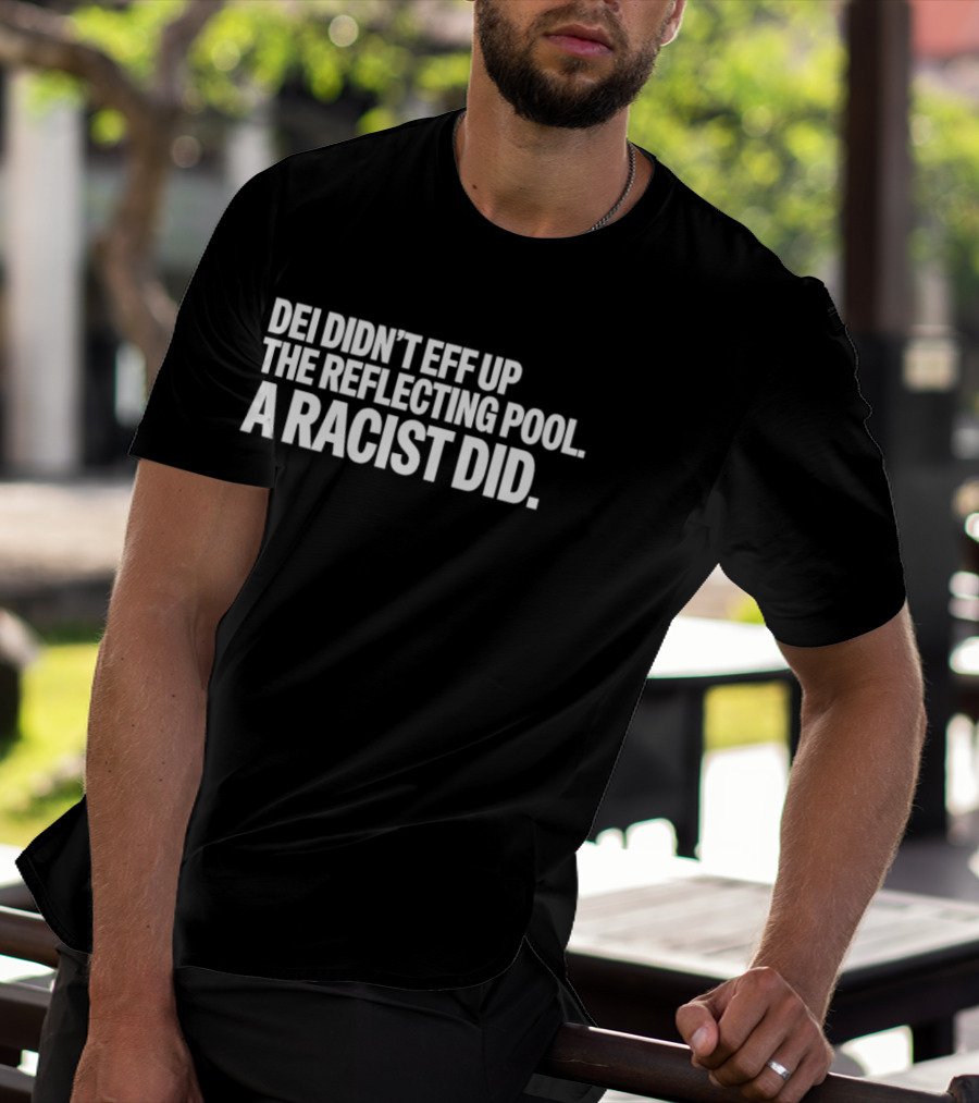 DEI Didn't Eff Up The Reflecting Pool A Racist Did T-Shirt