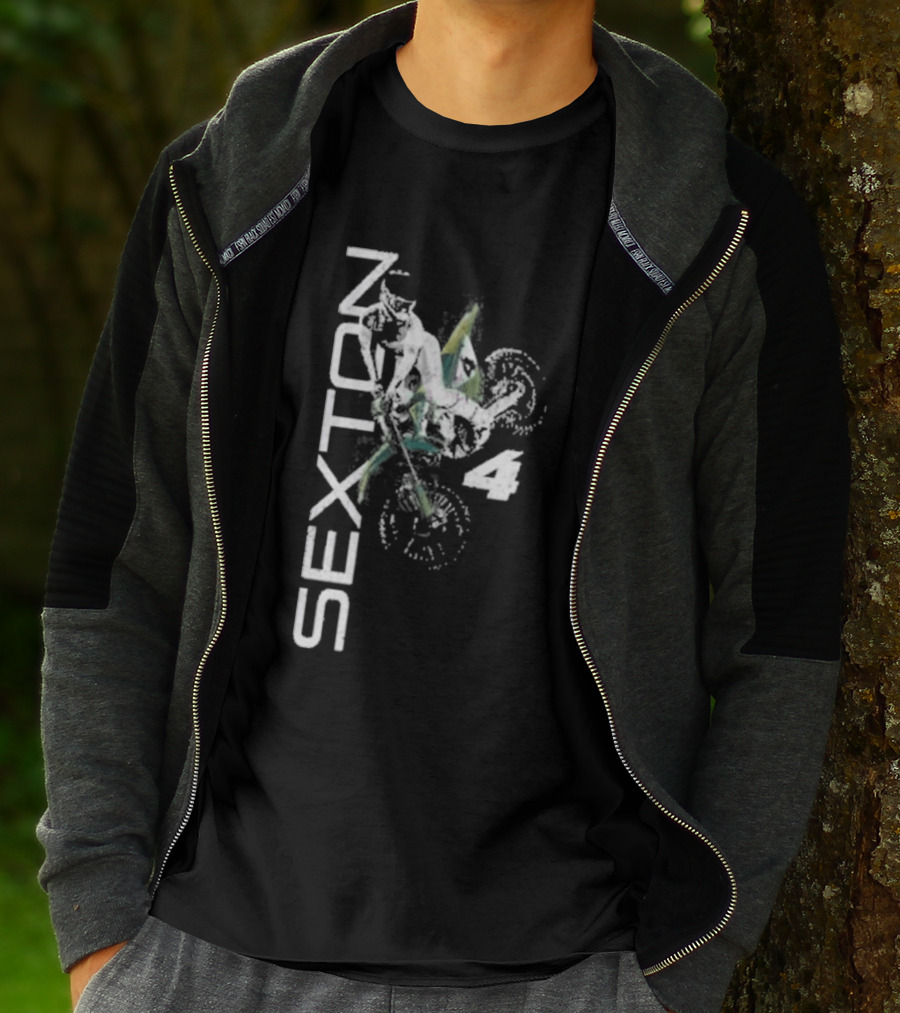 Kawasaki Chase Sexton Motocross Rider Racing T-Shirt