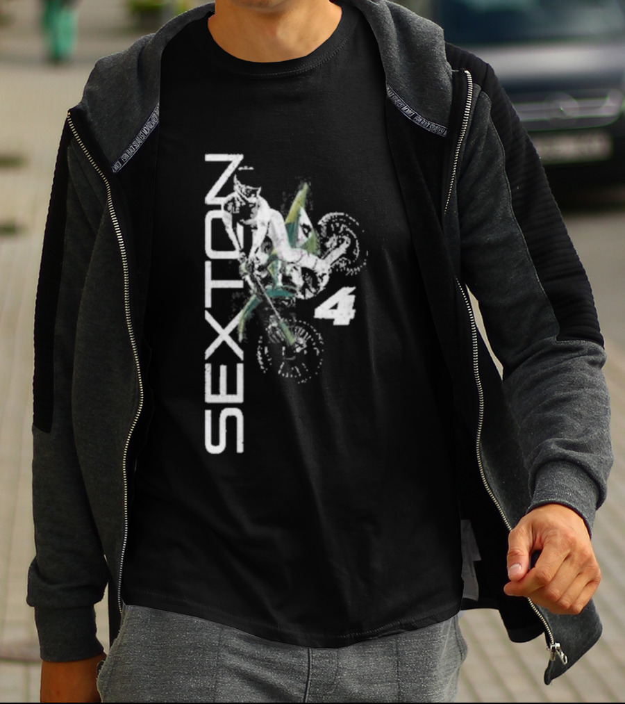 Kawasaki Chase Sexton Motocross Rider Racing T-Shirt
