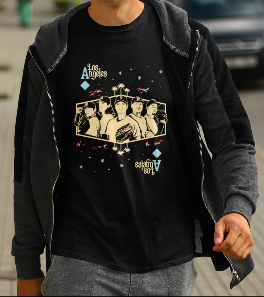 Los Angeles Dodgers Aces 2026 MLB Season Signatures T-Shirt