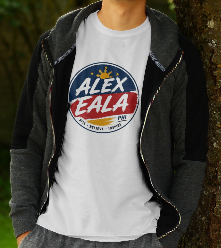 Alex Eala Rise Believe Inspire PHI Sun And Stars T-Shirt