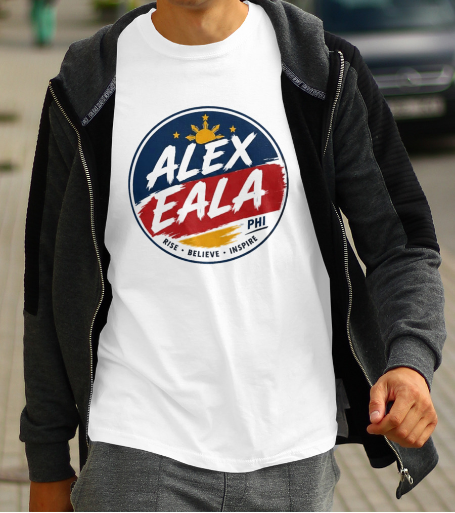 Alex Eala Rise Believe Inspire PHI Sun And Stars T-Shirt