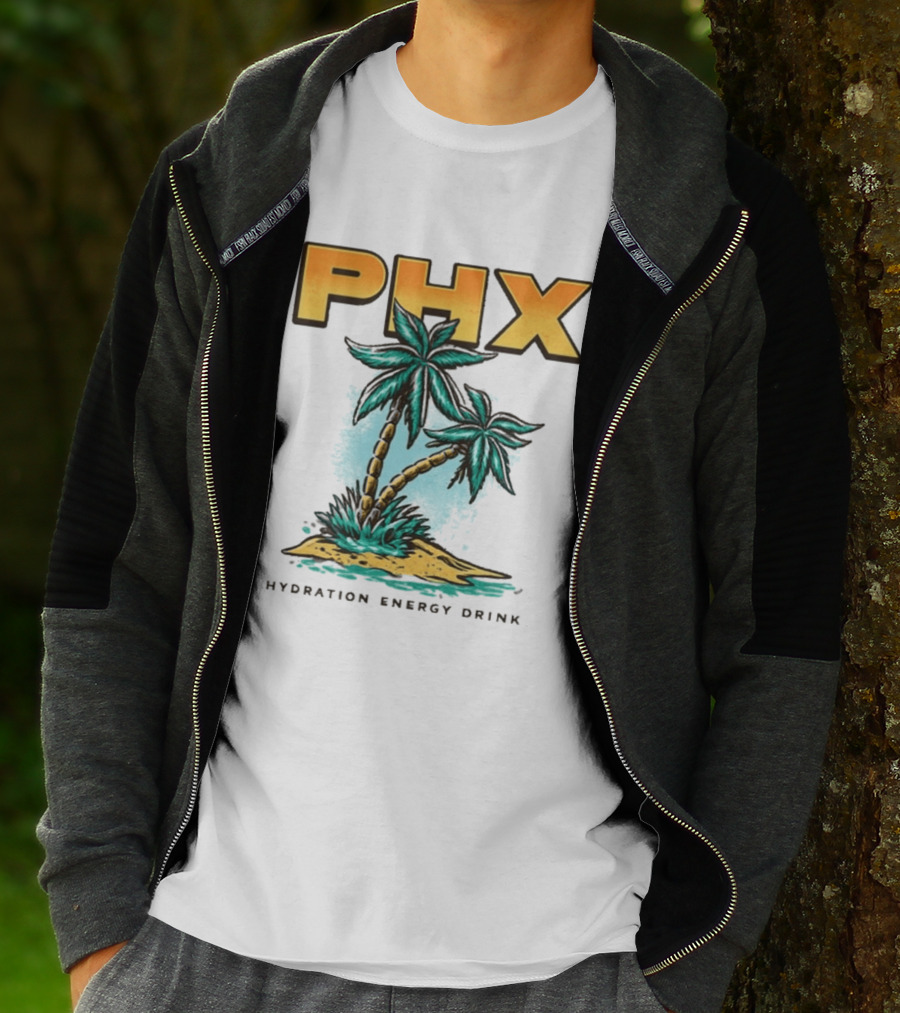 PHX Palm Tree Hydration Energy Drink T-Shirt