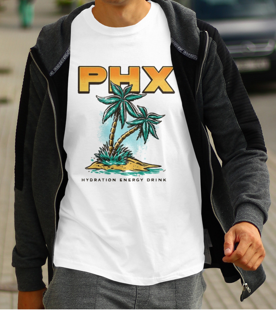 PHX Palm Tree Hydration Energy Drink T-Shirt