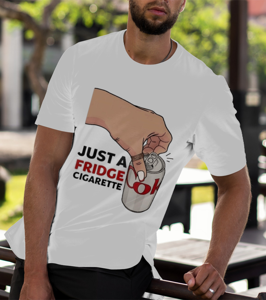Just A Fridge Cigarette Coke Pop Art Can T-Shirt