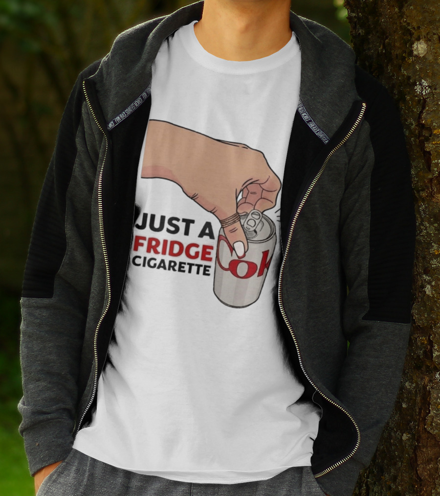 Just A Fridge Cigarette Coke Pop Art Can T-Shirt