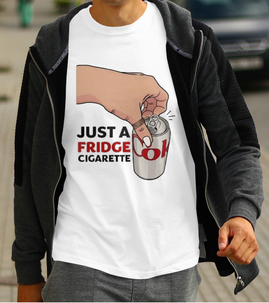 Just A Fridge Cigarette Coke Pop Art Can T-Shirt