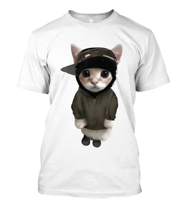 Yeat Cat Meme Cap Hip Hop T-Shirt