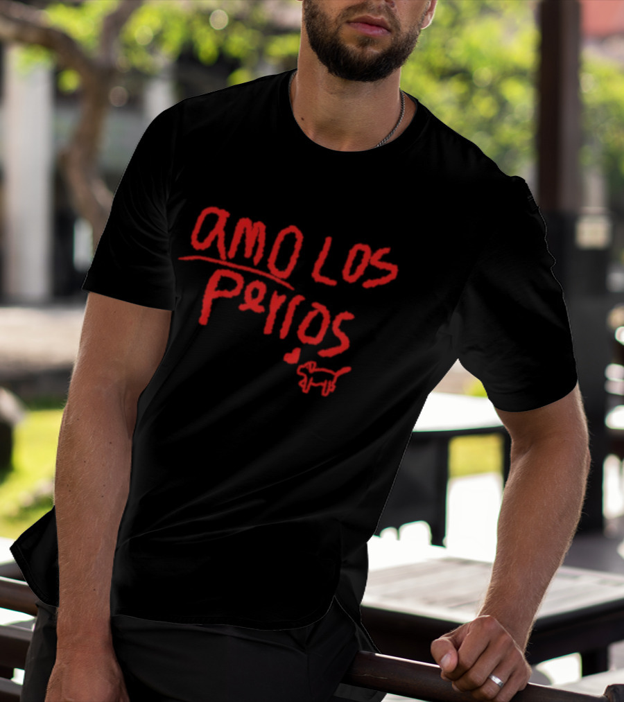Amo Los Perros Pet Owner Dog Lover Spanish T-Shirt