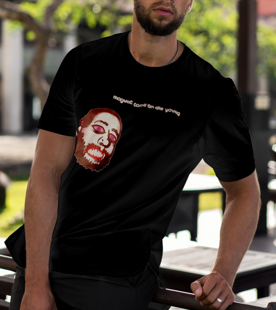 Mogwai Come On Die Young Album Cover Art Face T-Shirt