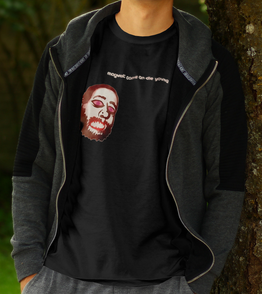 Mogwai Come On Die Young Album Cover Art Face T-Shirt