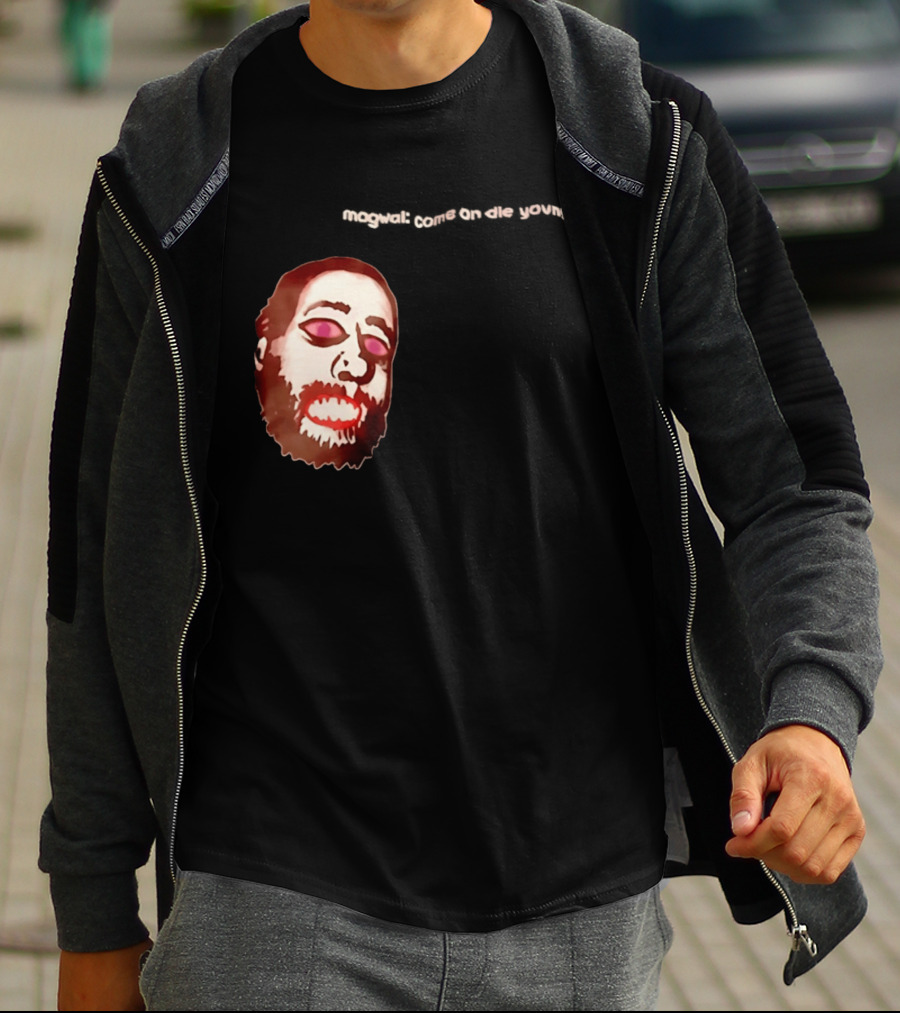 Mogwai Come On Die Young Album Cover Art Face T-Shirt