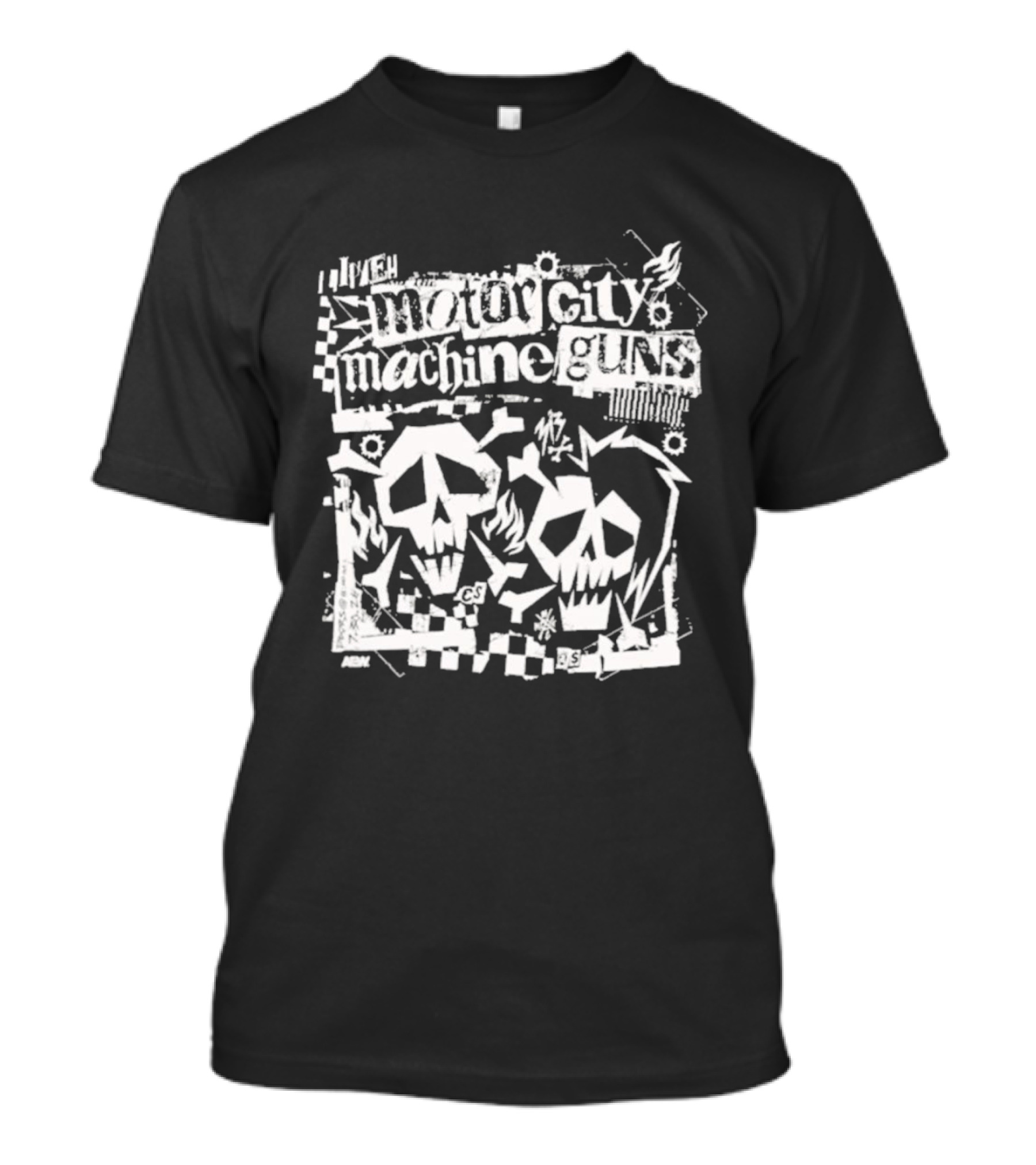 Motor City Machine Guns MCMG Skull T-Shirt