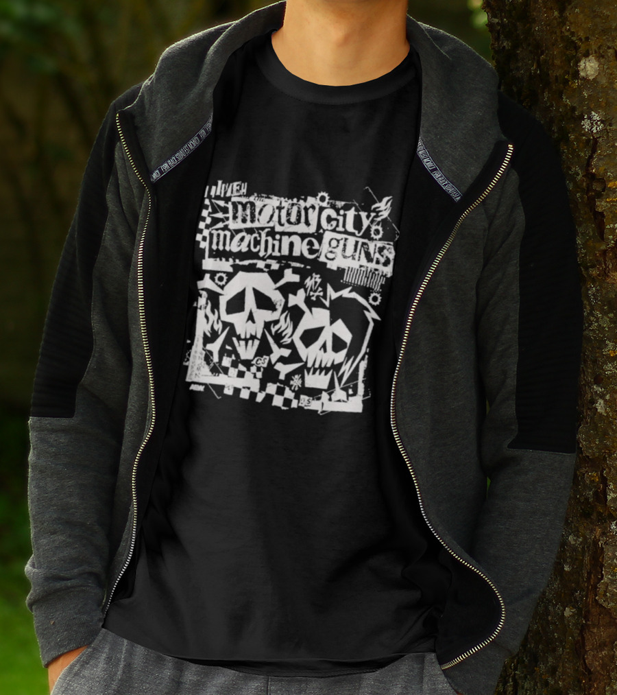 Motor City Machine Guns MCMG Skull T-Shirt