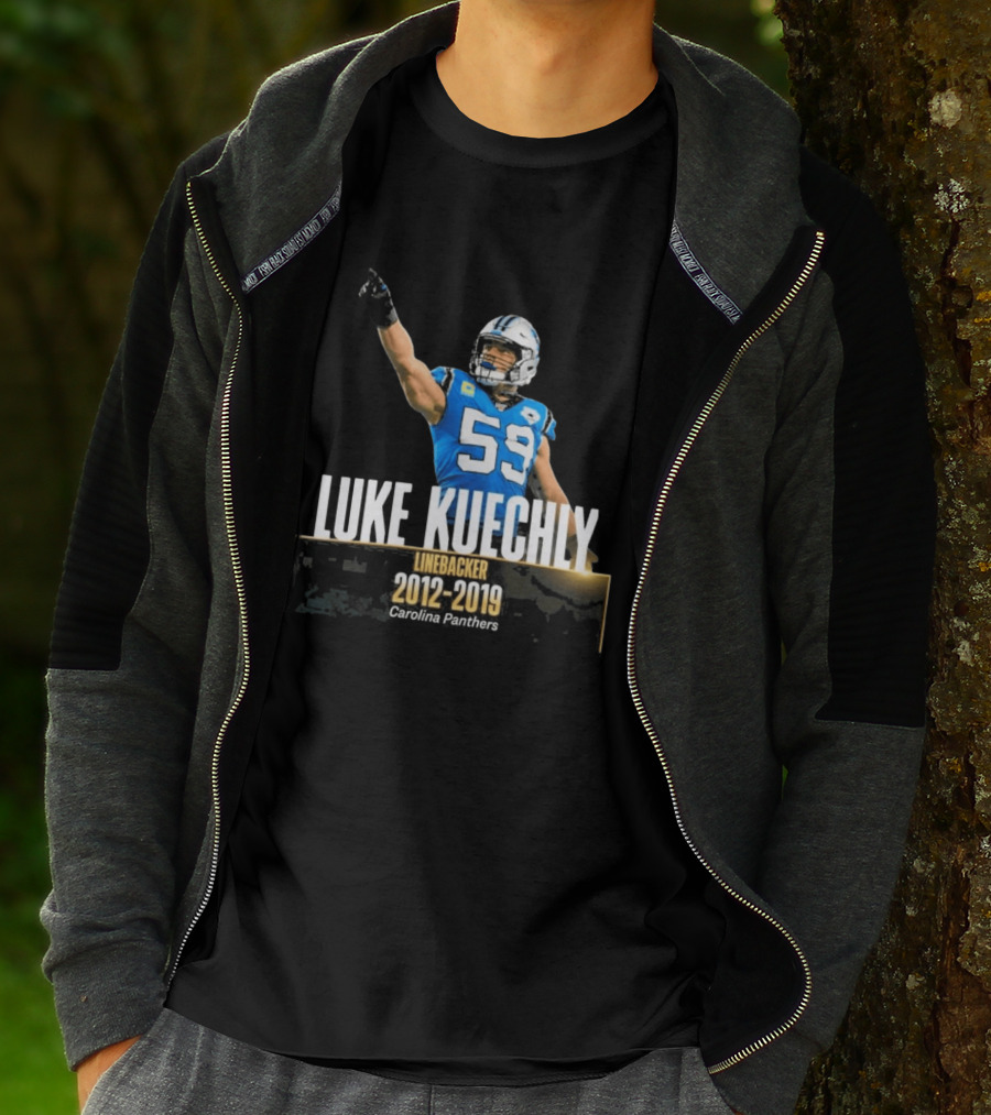 Luke Kuechly Carolina Panthers Linebacker 2012 2019 T-Shirt
