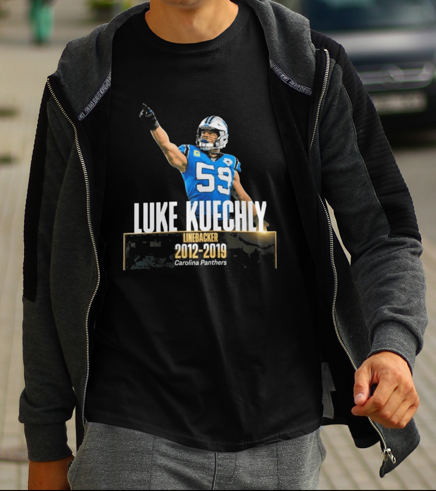 Luke Kuechly Carolina Panthers Linebacker 2012 2019 T-Shirt