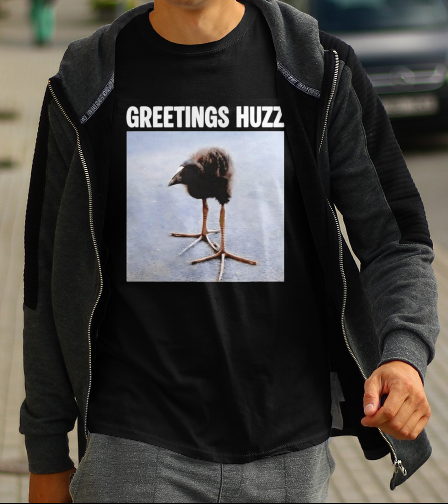 Greetings Huzz Bird Funny Meme Photo T-Shirt