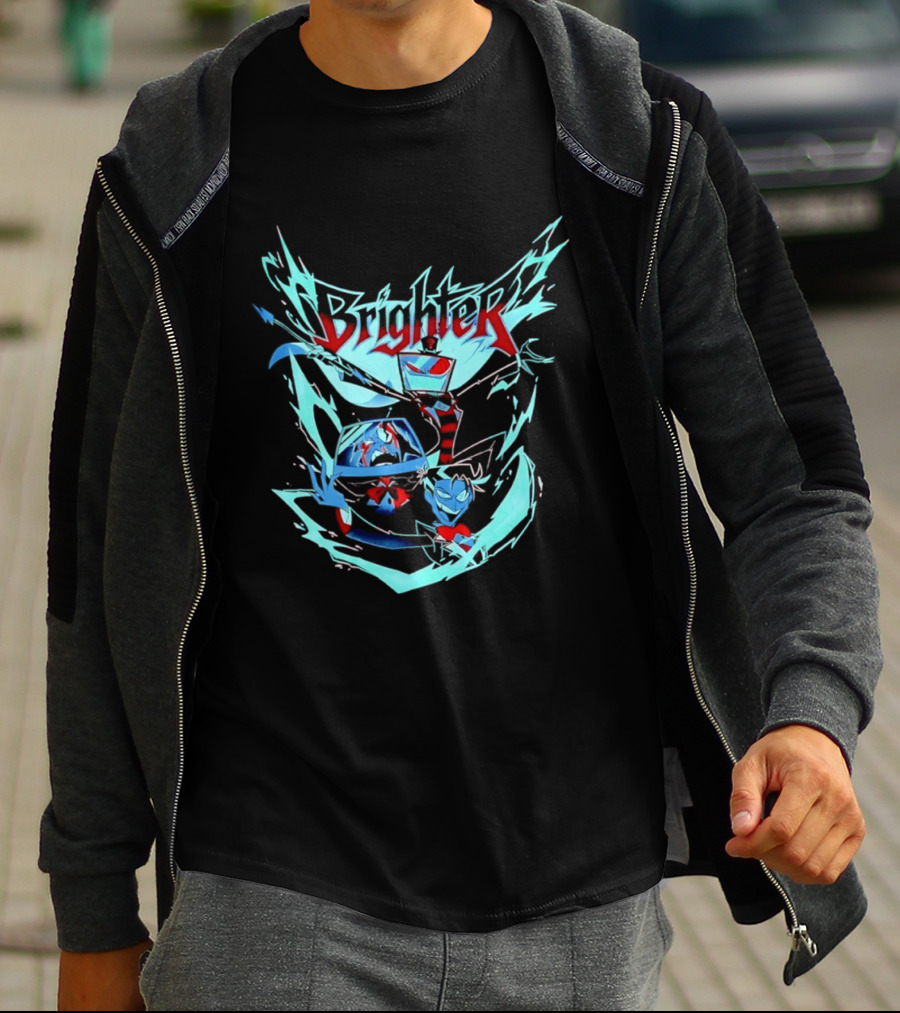 Brighter Vox Vincent Blue And Red T-Shirt