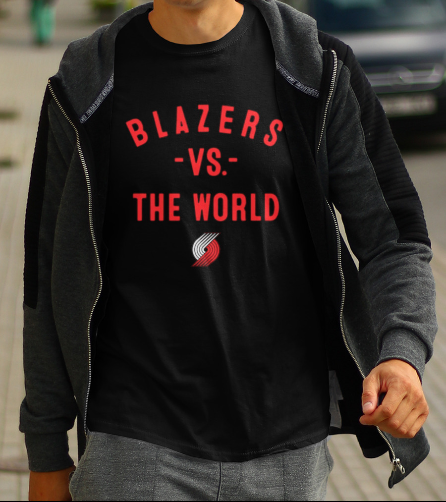 Blazers Vs The World Portland Trail Blazers NBA 2026 T-Shirt