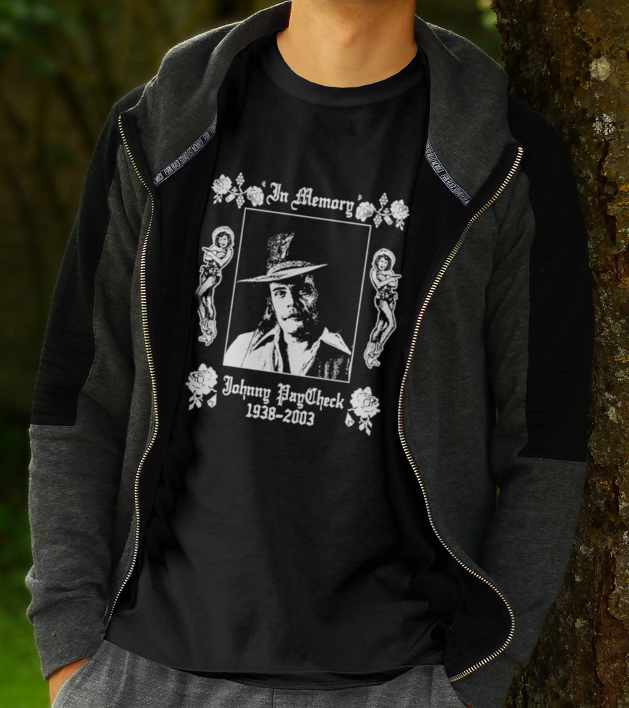 In Memory Johnny Paycheck 1938 2003 Country Music T-Shirt