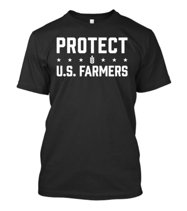 Protect U.S. Farmers Wheat Stalk Stars T-Shirt