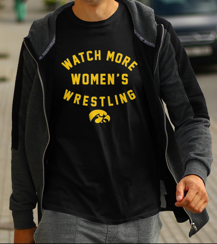 Iowa Hawkeyes More Women's Wrestling Support T-Shirt